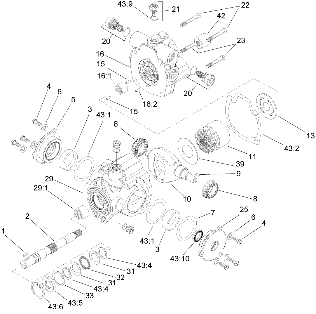 Hydrostat Assembly No. 105-0494
