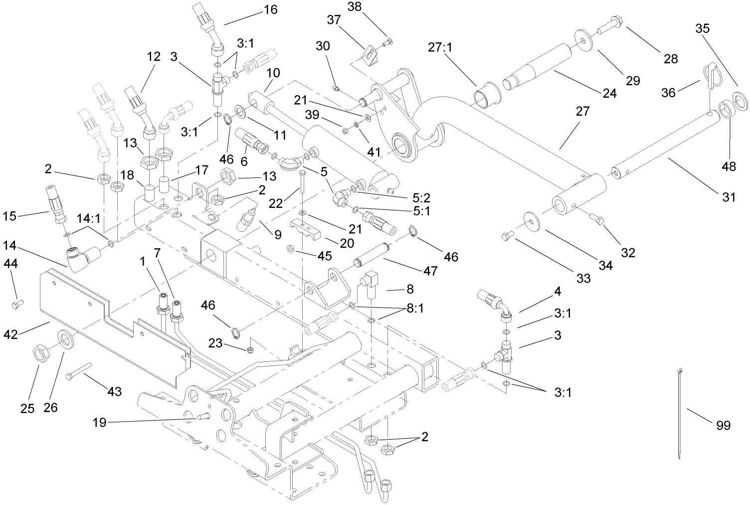 Rear Lift Arm Assembly
