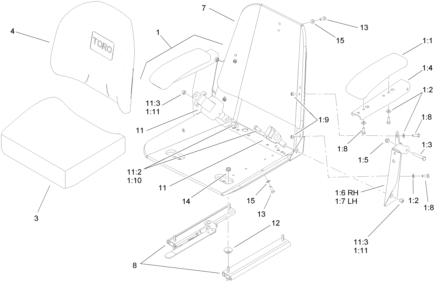 Seat Assembly No. 110-0446