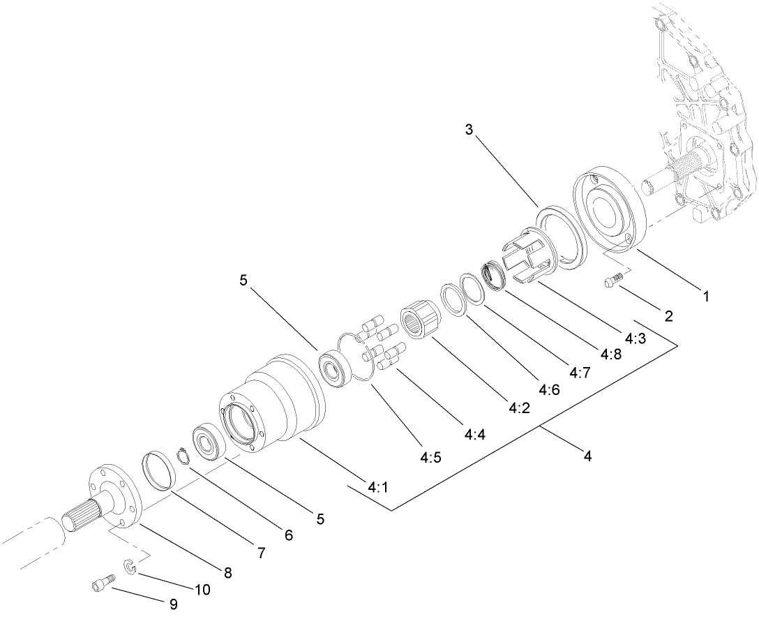 Bi-directional Over Running Clutch Assembly