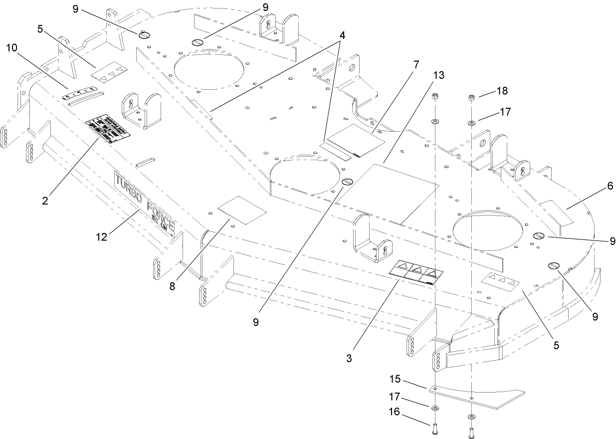 Deck Assembly No. 107-3974