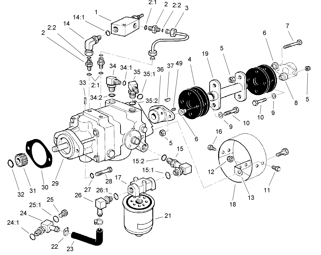 Hydrostatic Transmission Assembly