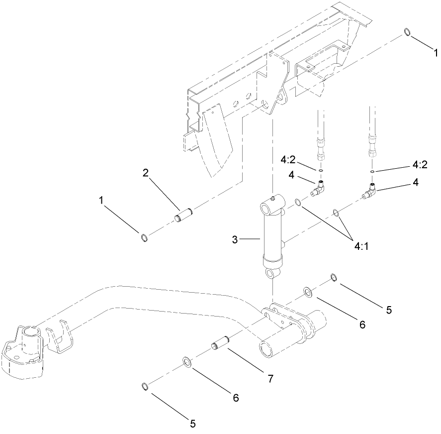 Rear Lift Cylinder Assembly