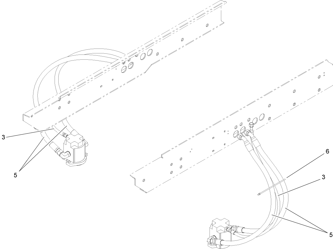 No. 2 and 3 Hose Installation Assembly