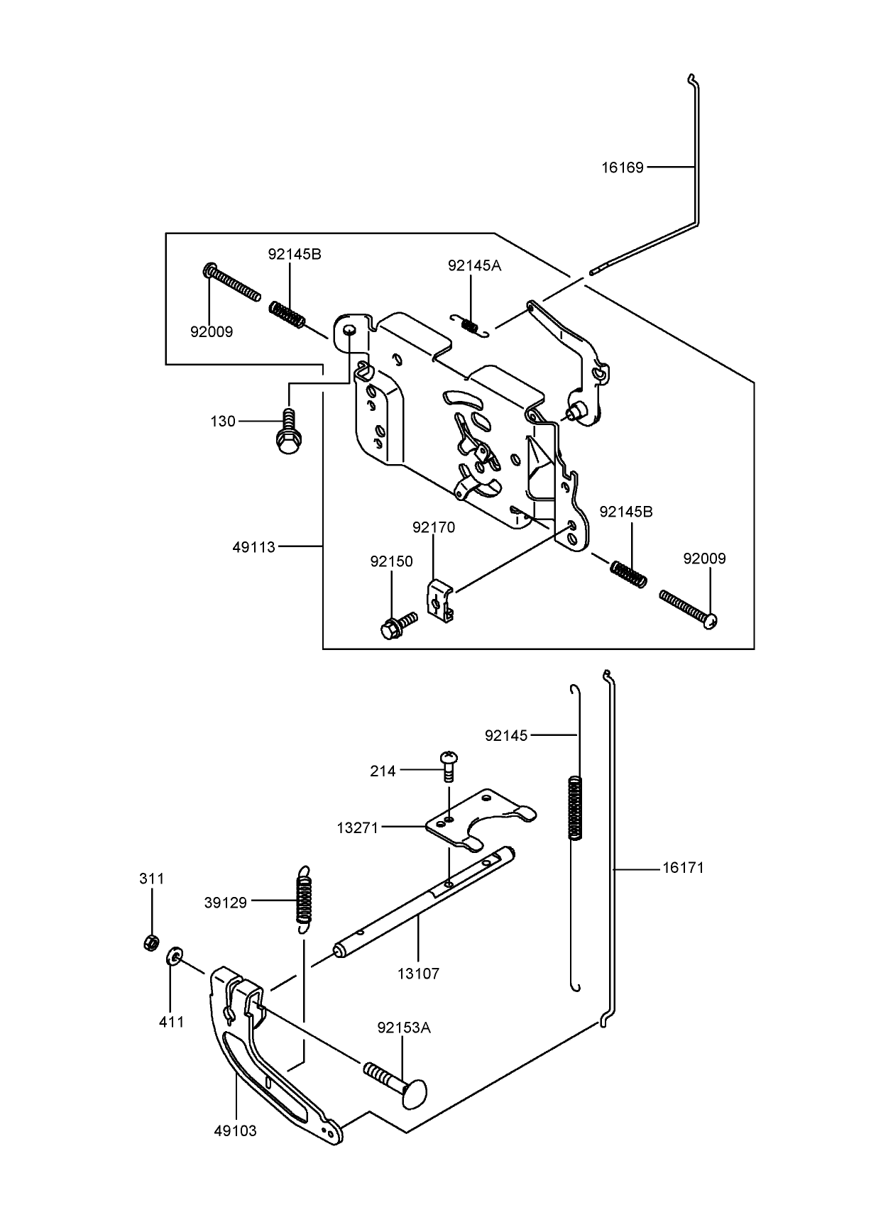 Control Equipment Assembly  Kawasaki FH430V-BS28-R