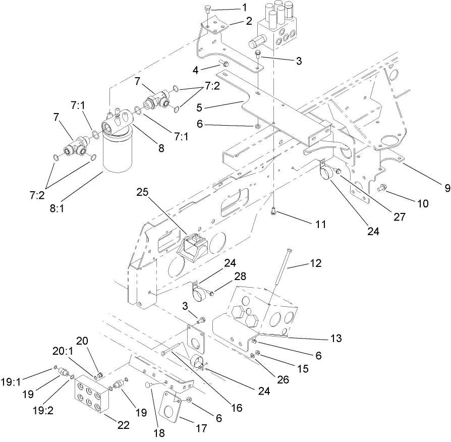 Manifold Mounting and Fitting Assembly