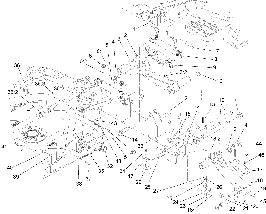 Front Lift Arm Assembly