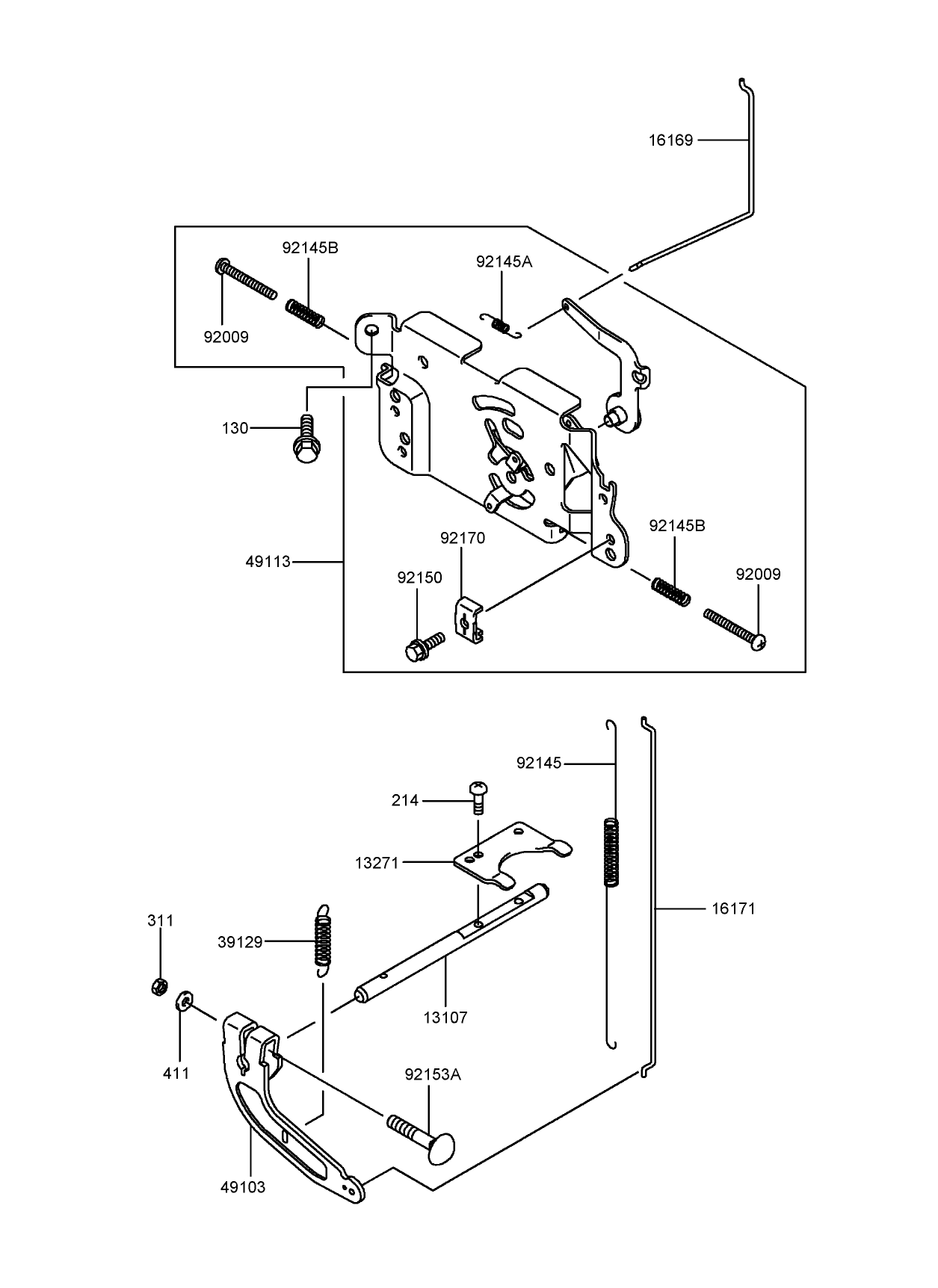 Control Equipment Assembly  Kawasaki FH541V-BS30-R