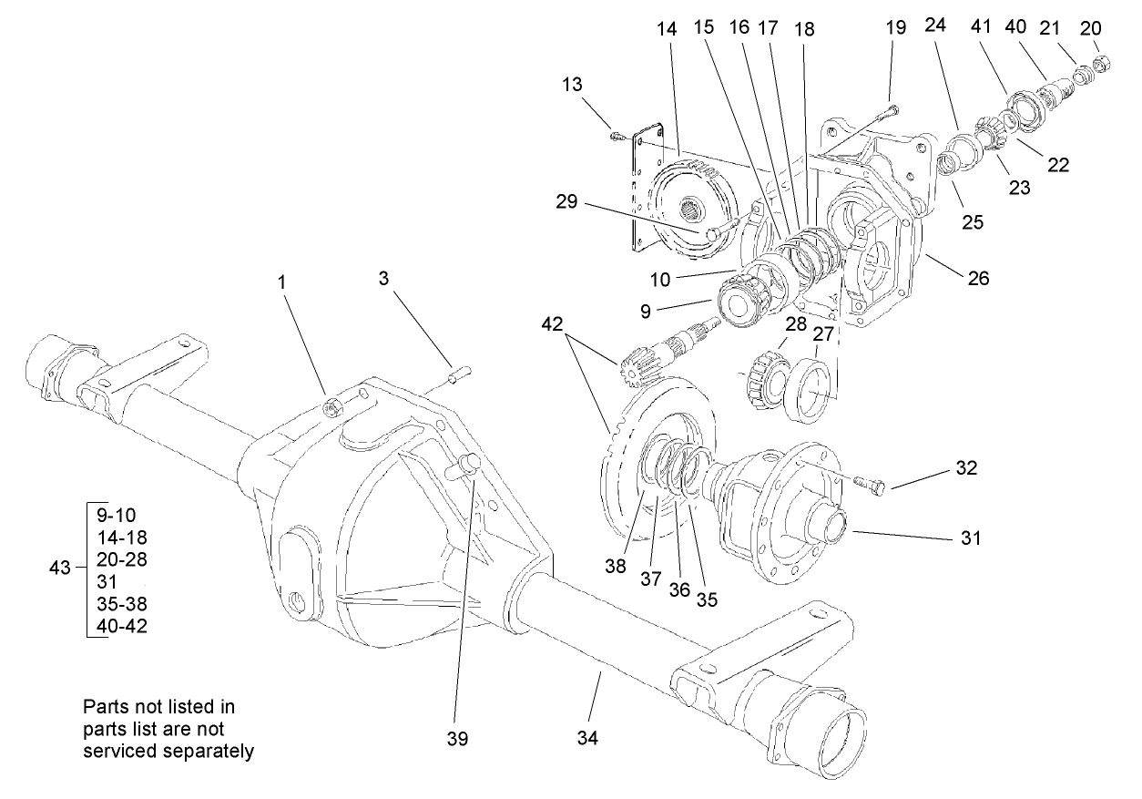 Drive Axle Assembly No. 108-0640-03