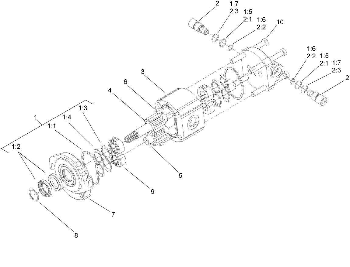 Hydraulic Motor Assembly No. 110-1717