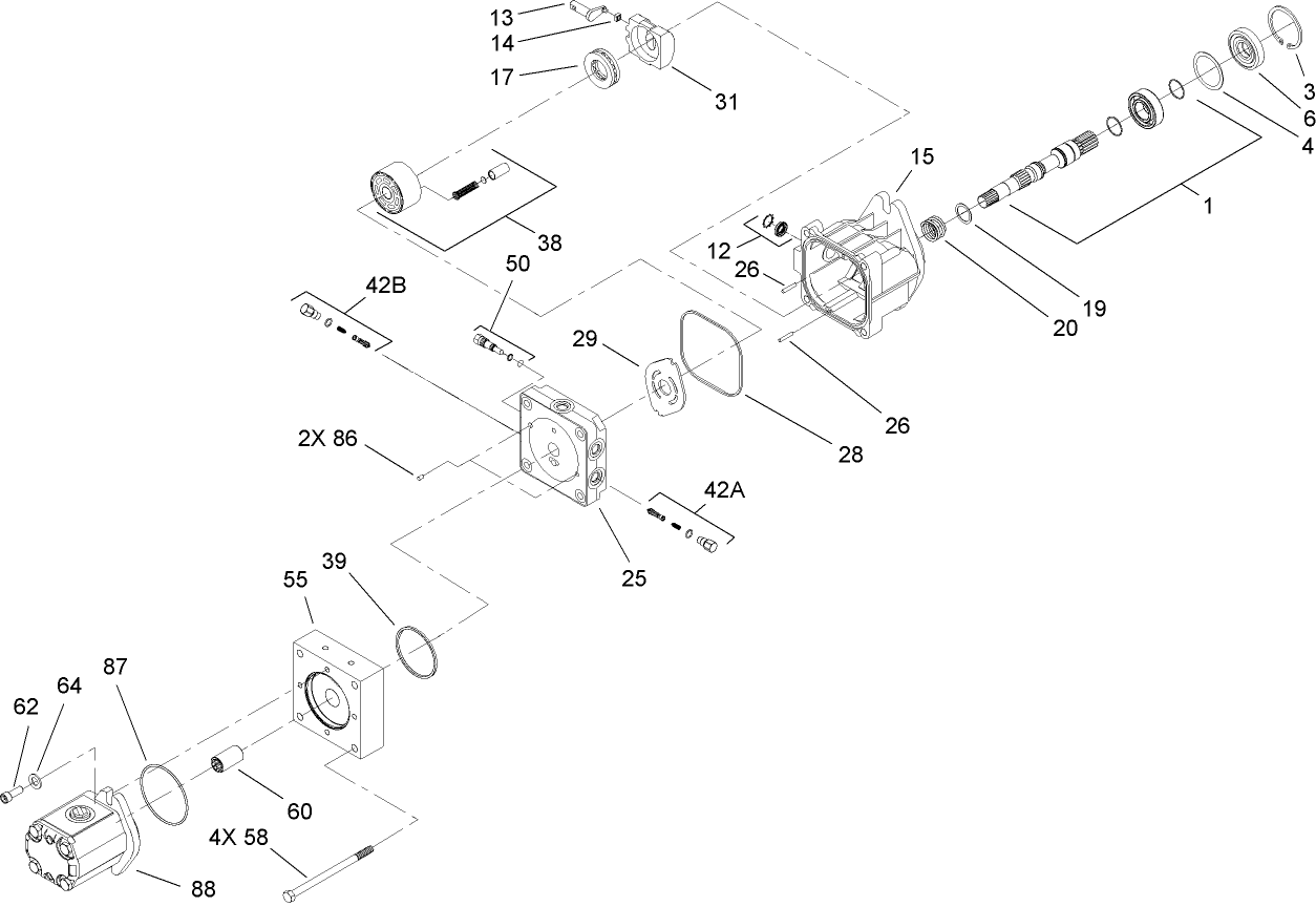 Hydrostat and Pump Assembly No. 108-6800