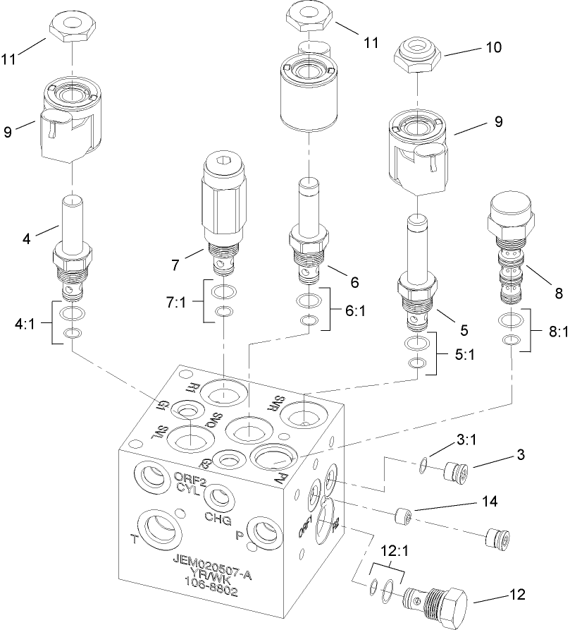 Control Manifold Assembly No. 106-8802