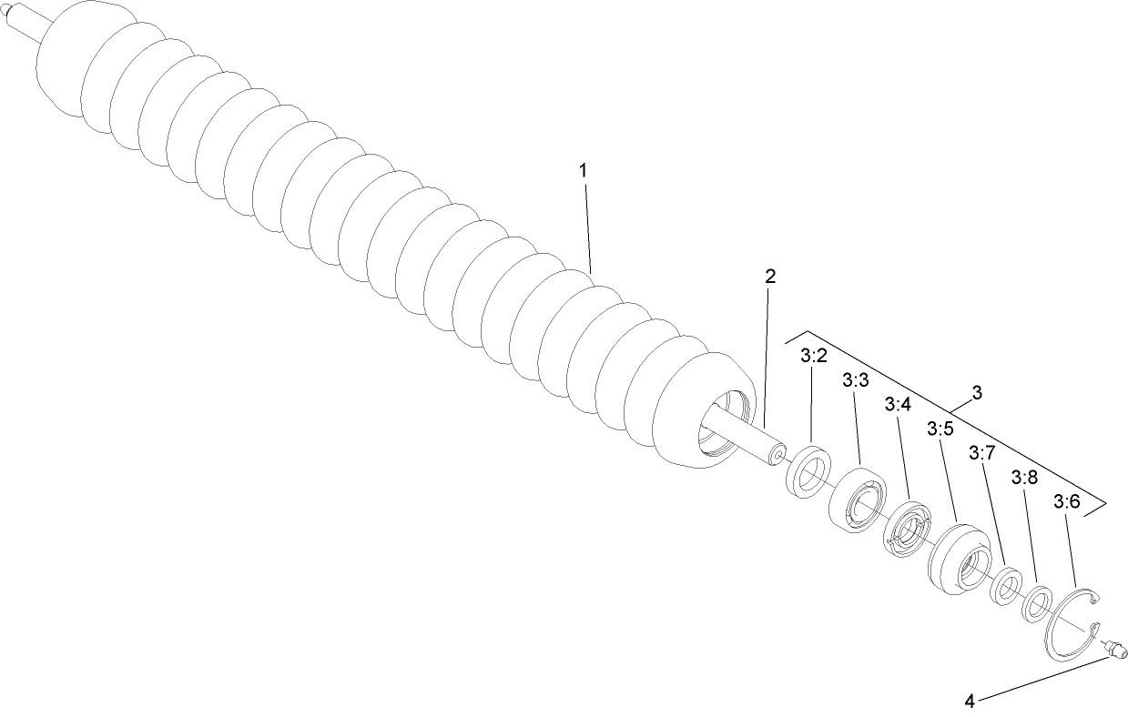 Wiehle Roller Assembly No. 100-9906