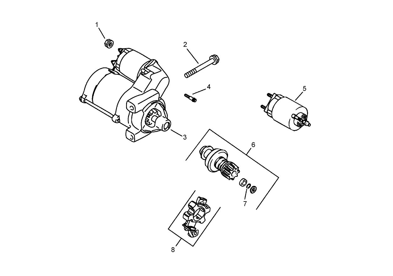 Starting System Assembly Kohler CH750-0010