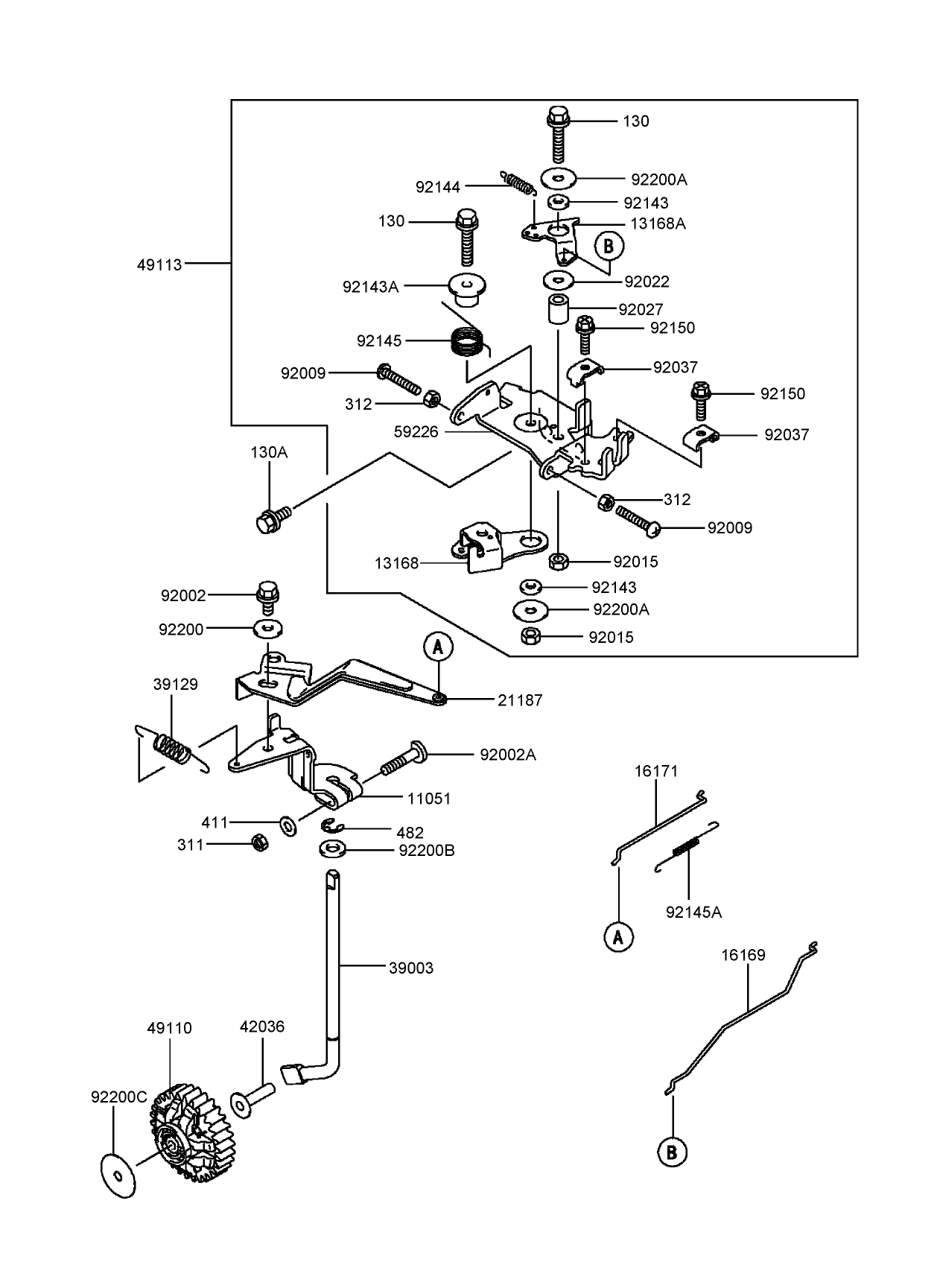 Control Equipment Assembly  Kawasaki FD750D-BS03