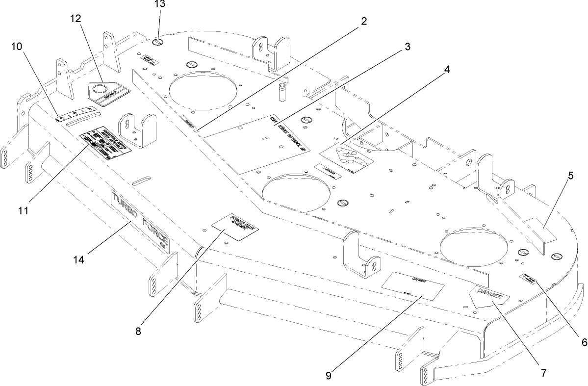 Deck Decal Assembly No. 107-7675