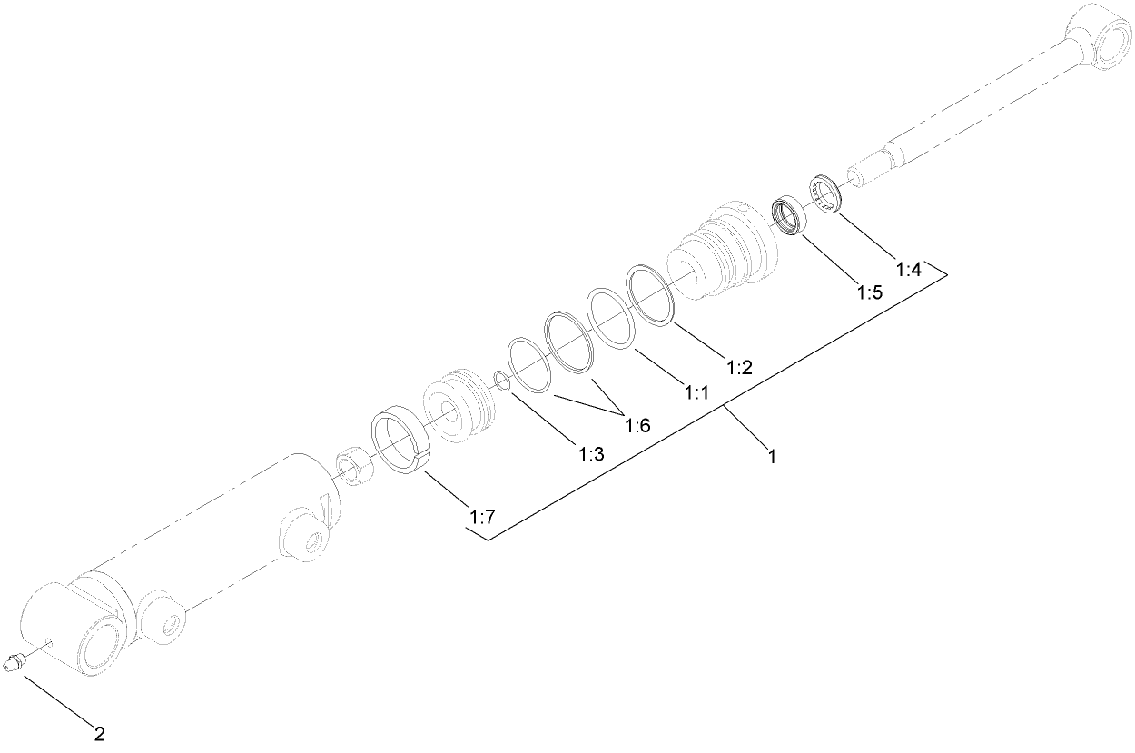 Hydraulic Cylinder Assembly No. 108-4432