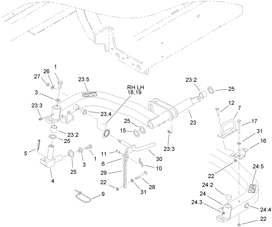 Rear Lift Arm Assembly