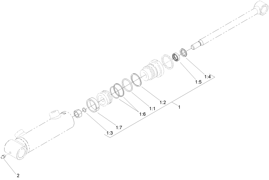Lift Cylinder Assembly No. 108-4437