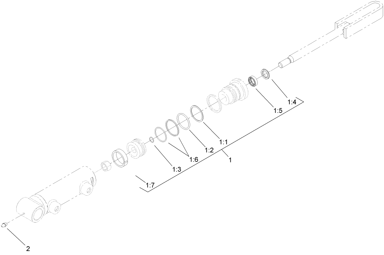 Hydraulic Cylinder Assembly No. 108-4438