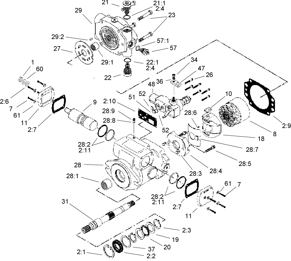 Piston Pump Assembly No. 110-0464