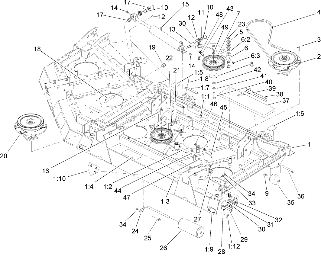Center Deck Assembly