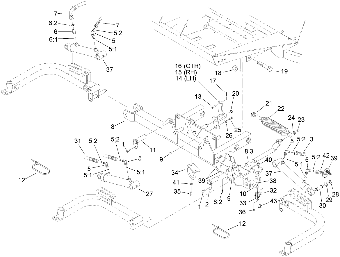 Front Lift Circuit Assembly