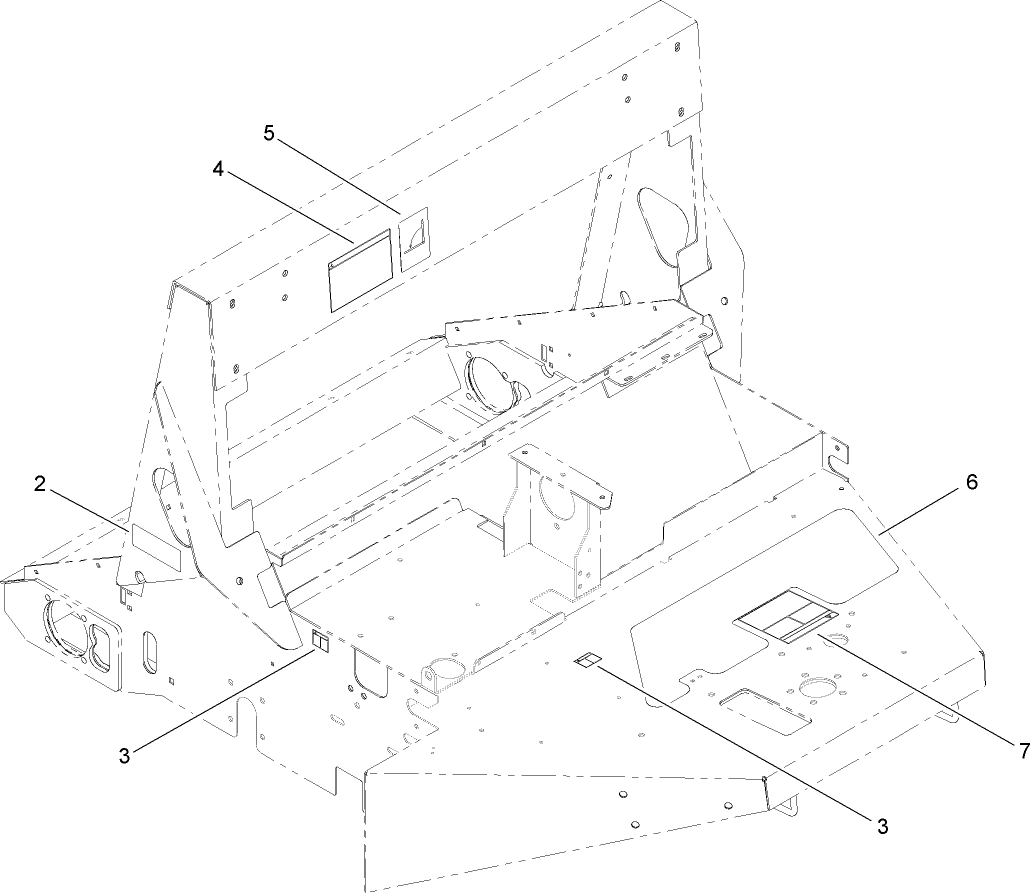 Main Frame Decal Assembly No. 100-4012