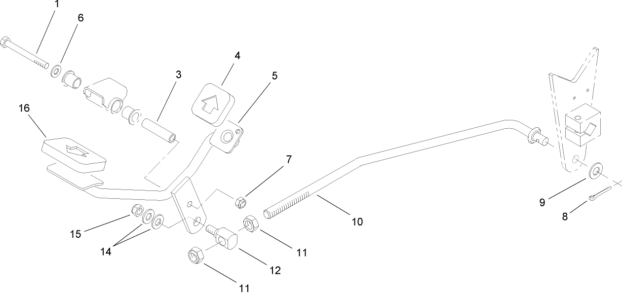 Traction Pedal Assembly