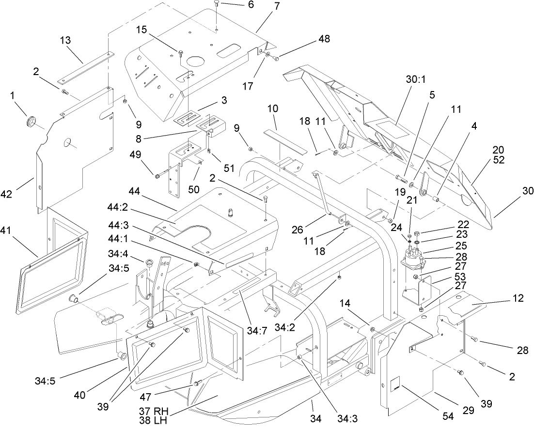 Frame and Shroud Assembly