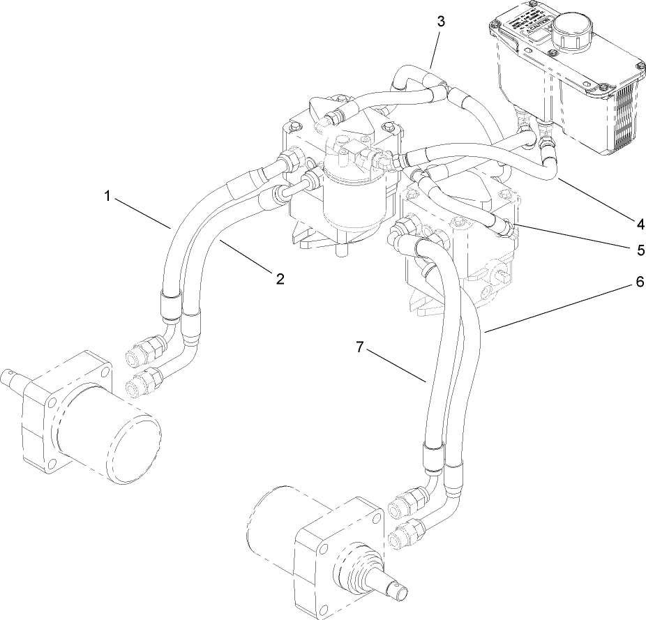 Hydraulic Plumbing Assembly