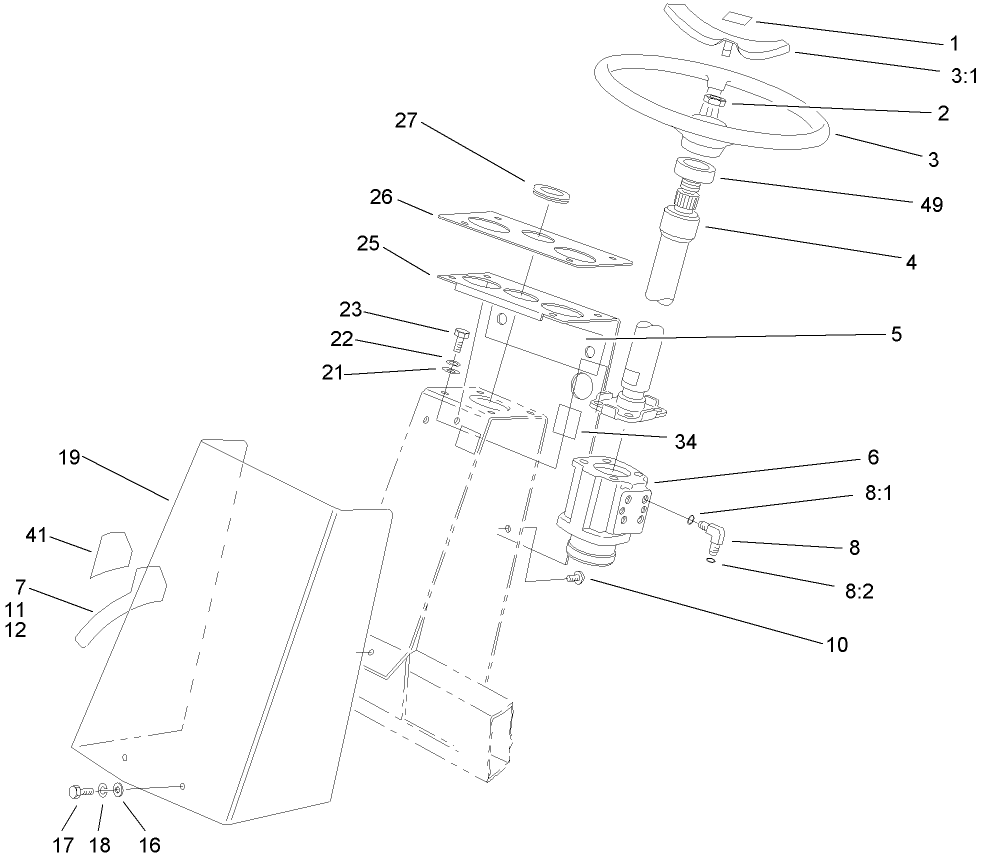 Steering Tower Assembly