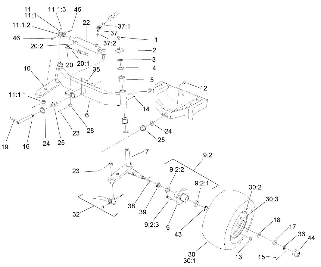 Steering Axle Assembly