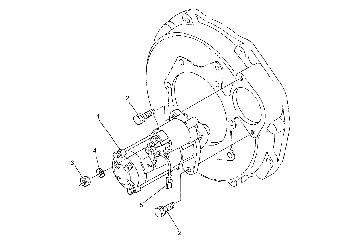 Starter Installation Assembly