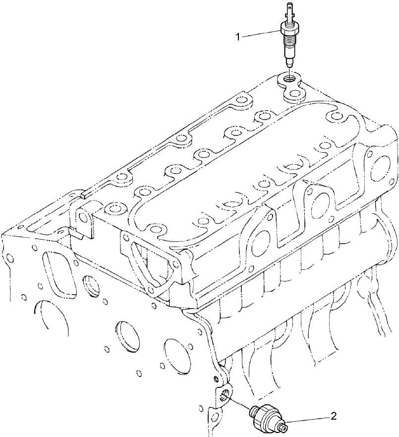 Oil Switch and Thermometer Assembly