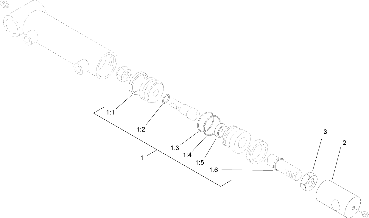 Hydraulic Cylinder Assembly No. 112-9916