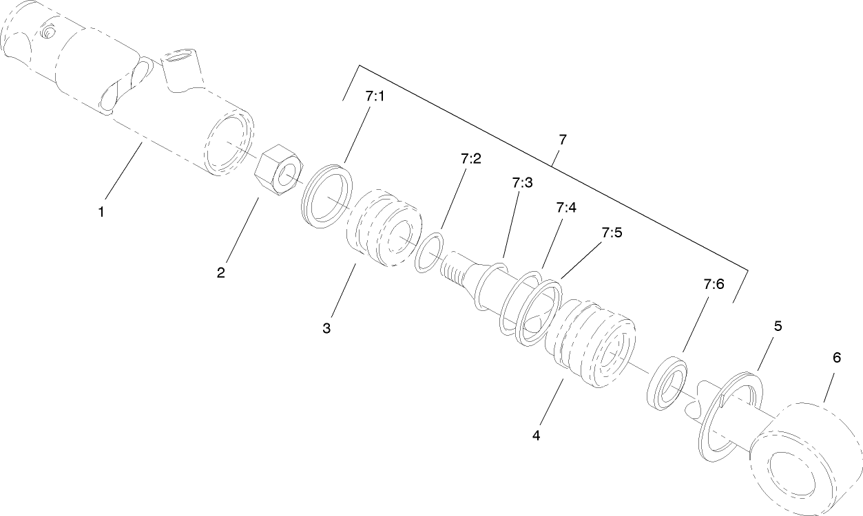 Hydraulic Cylinder Assembly No. 83-7000