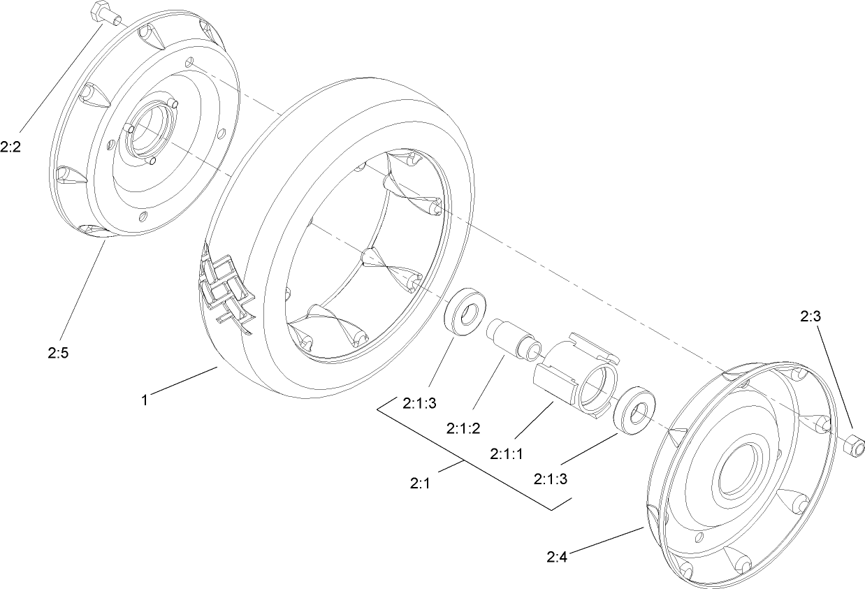Rear Wheel Assembly No. 100-2860