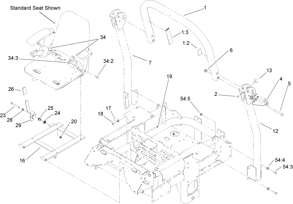 Roll-Over Protection System Assembly No. 108-1097