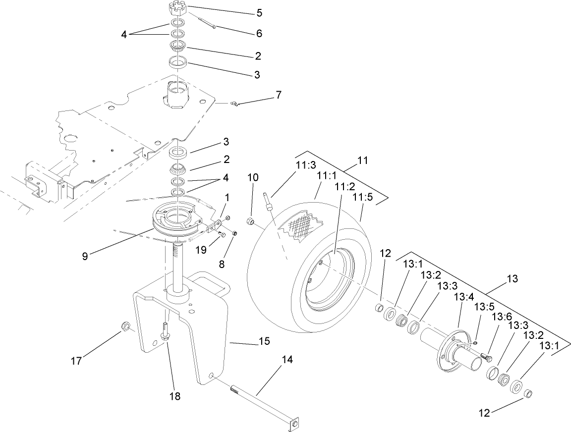Rear Wheel Assembly