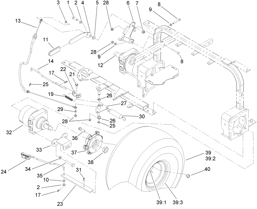 Rear Wheel Assembly