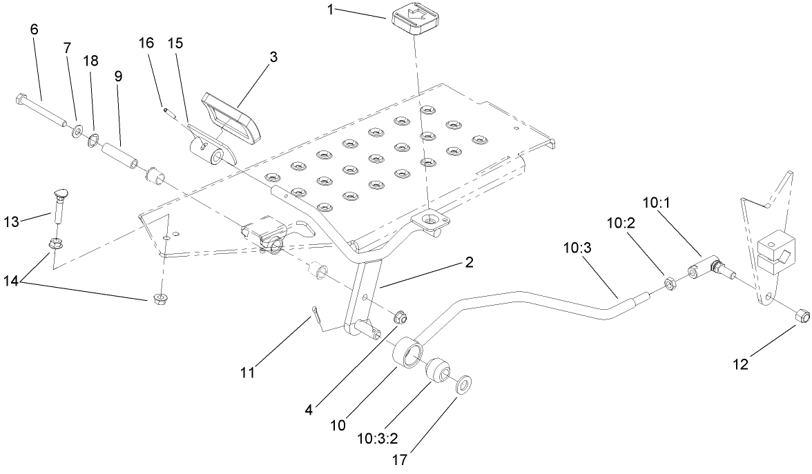 Traction Pedal Assembly