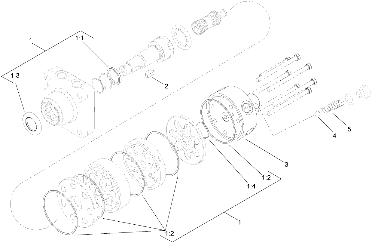 Hydraulic Motor Assembly No. 108-2948