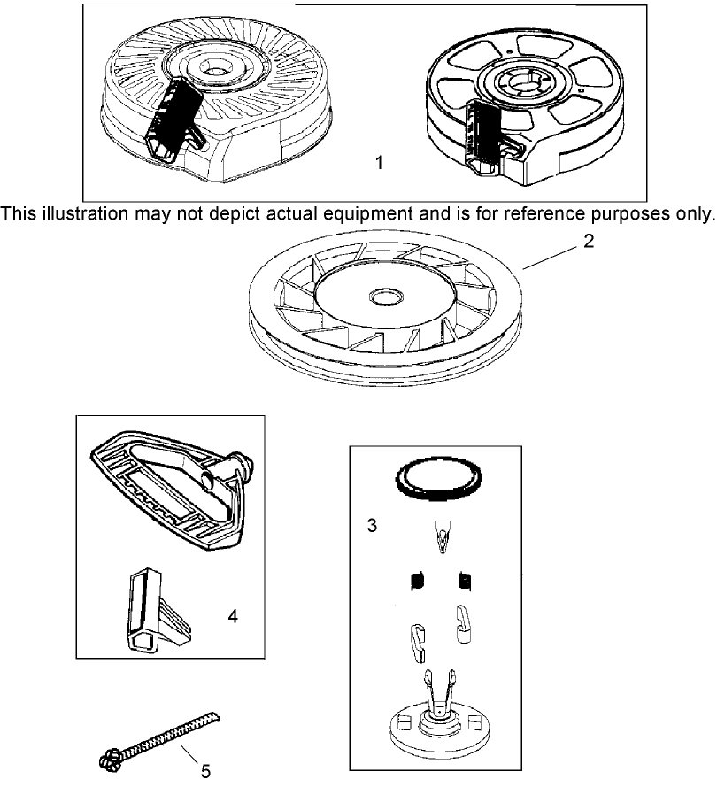 Recoil Starter Assembly No. 590702 (Optional)  Tecumseh LV195EA-362004D