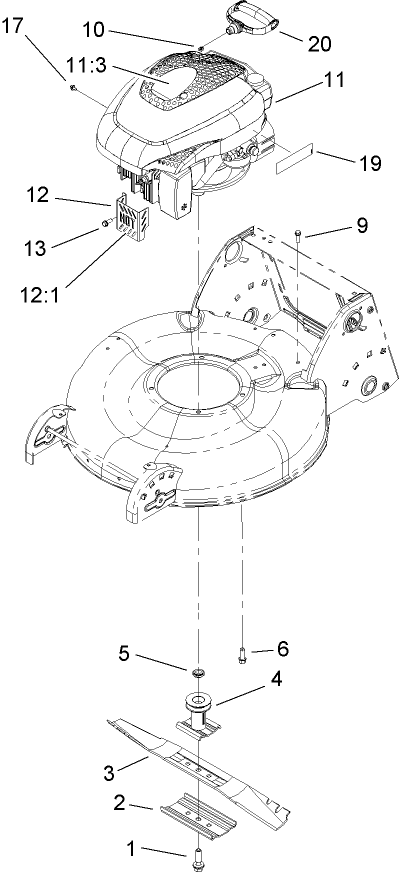 Blade and Engine Assembly