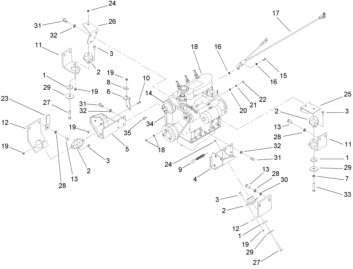 Engine Installation Assembly