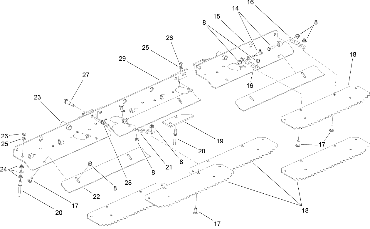 Trowel Plate Assembly