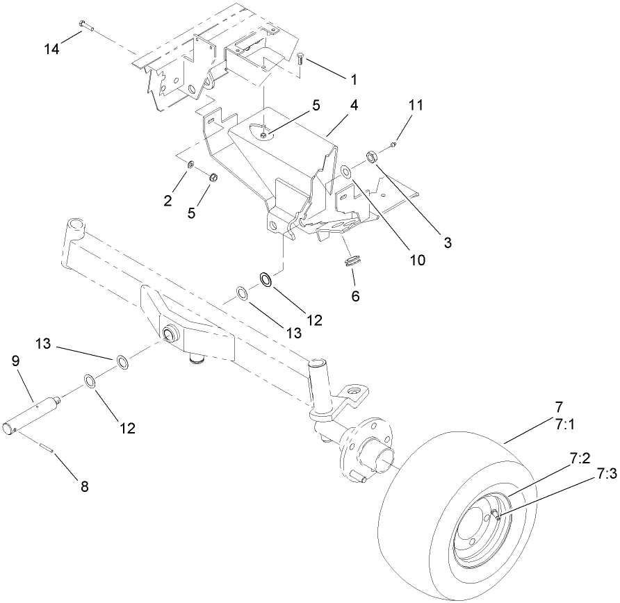 Rear Axle Support Assembly