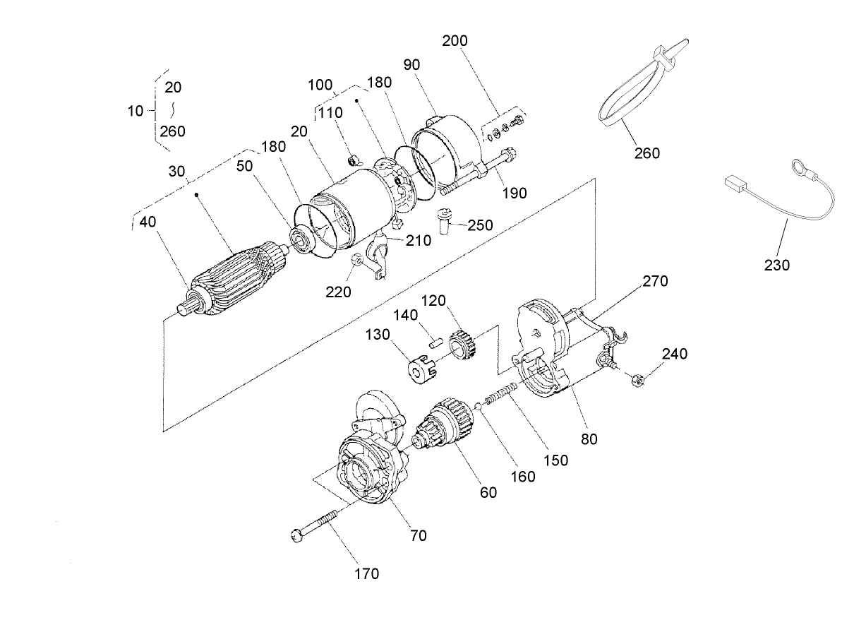 Starter (Component Part) Assembly
