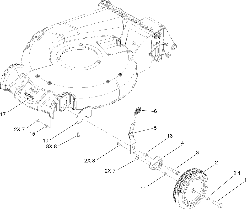 Height-of-Cut and Front Wheel Assembly